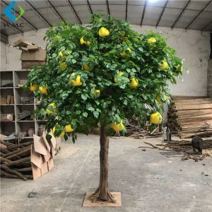 Grapefruit Citrus Artificial Fruit Tree For Home Garden Scenic Decoration