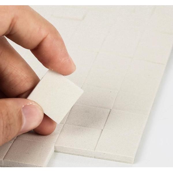 China Factory Wholesale 18x18mm White EVA Seperating Pad for Glass and Mirror