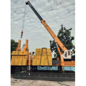 Roadside Hydraulic Piling Machine 460T Piling Capacity No Air Pollution