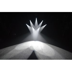 Small 7500K 150 Watt Mini LED Moving Head Beam Disco Lighting White Black