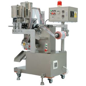 Quality Twin Seasoning Condiment Packaging Machine Plastic Film Packaging Type for sale