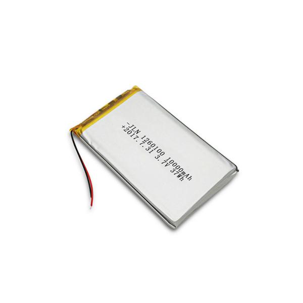 Buy 500 Cycle PL1260100 37Wh 10000mAh 3.7 V Lipo Battery at wholesale prices