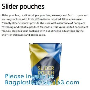 Stand Up Pouch With Resealable Zip lockk And Clear Window, Multi-purpose, small