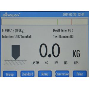 Touch panel Electronic Rockwell Hardness Tester with 0.5HR resolution