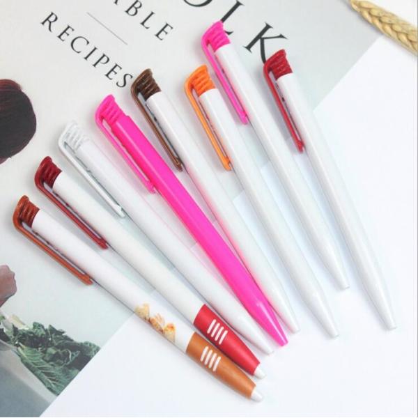 Buy Wholesale custom LOGO press plastic ballpoint pen at wholesale prices