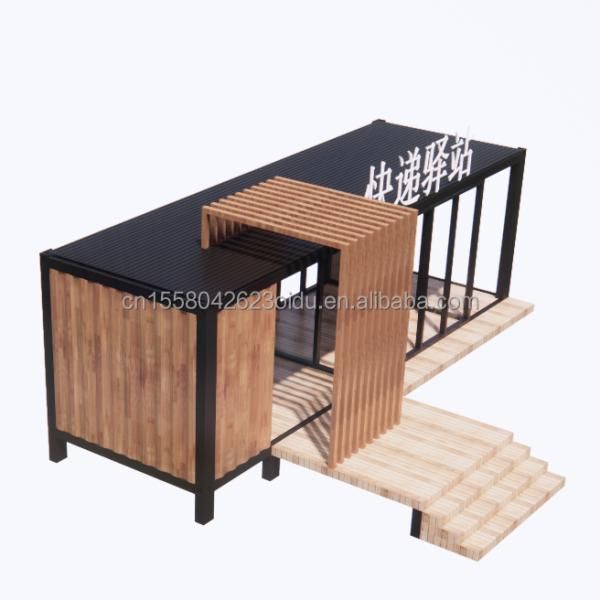 50/75/100mm Wave Sandwich Panel Wall Container House Prefabricated Mobile Villa for Modern Design