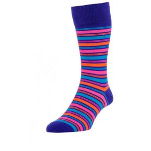 custom stripe design quality cotton socks