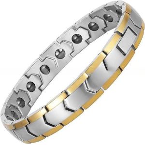 China 316L Stainless Steel Energy Magnetic Bracelet For Men Women on sale