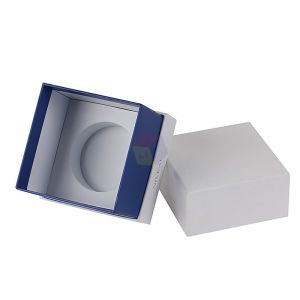 White Customized Skincare Box Packaging Rigid Cardboard With Foam Tray