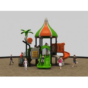 ODM Outdoor Playground Kids Games Playhouse Plastic Water Slide