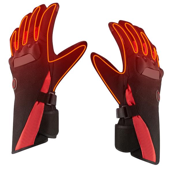 Outdoor Winter Rechargeable Battery Heated Motorcycle Gloves Riding Hunting Climbing