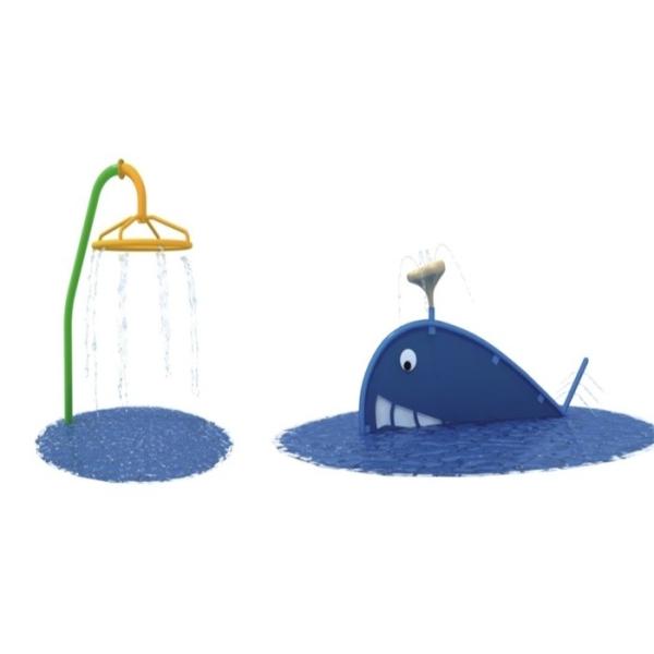 Fiberglass Kids Water Playground For Splash Toys Water Park Equipment