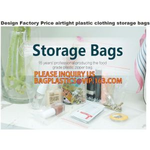 Freezer PE Double Zipper Seal Bag For Packaging Fresh Fruit, Double Color Zip