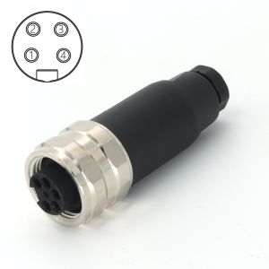 7/8" Connector Field-wireable Assembly Connectors 4 Pin Female 7/8"-16UN
