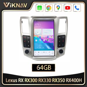 Quality Viknav Car Radio For LEXUS RX (2009-2014) 12.3 inch Android 13 Auto New Upgrade Touch Screen GPS Navigation Multimedia for sale