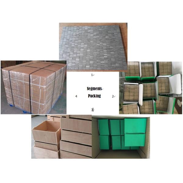 1400mm Stable High Grade Diamond Segments For Stone / Concrete / Asphalt