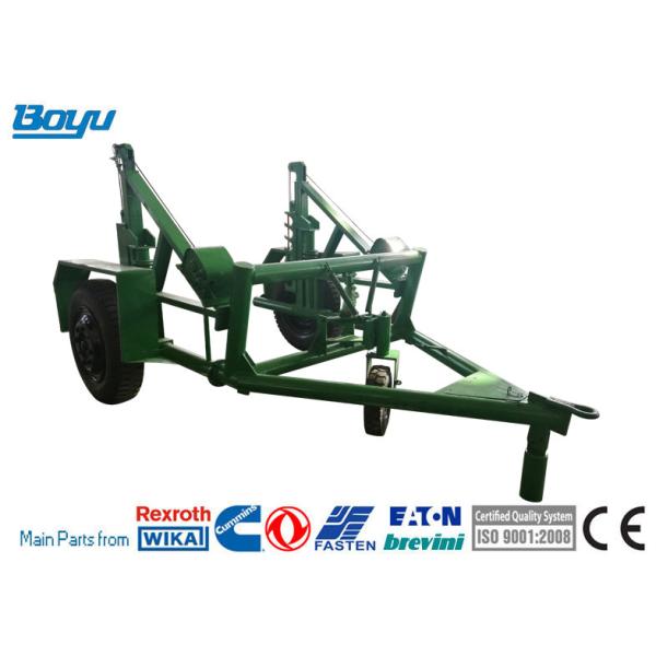 Buy TYDLG - 8 Tons 80kN Reel Carrier Trailer For Transmission Line Stringing at wholesale prices
