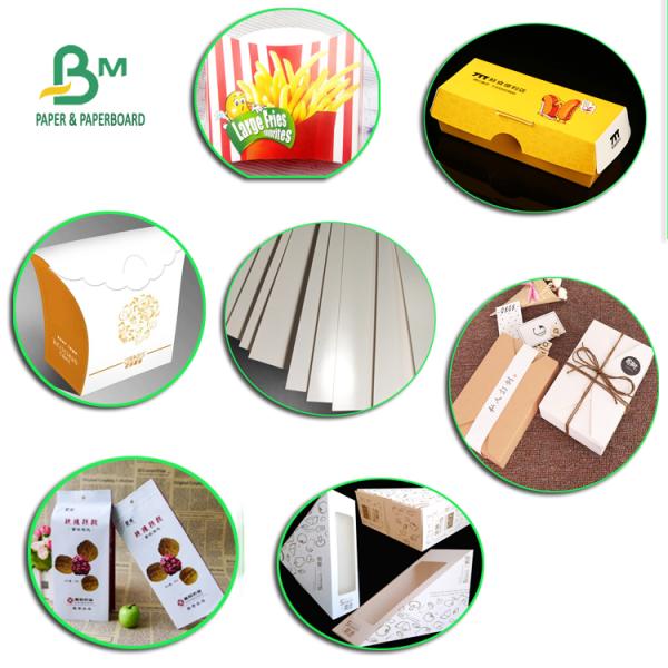 poly coated bleached board