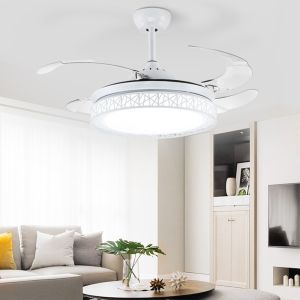 42 inch Fan Light Remote Control Multifunctional Chandelier Home Living Room