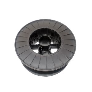 Quality 27Cm Black Plastic Spool Plastic Cable Reels Tangle Free Wire Storage Solution for sale