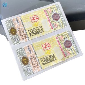 Offset Printing Holographic Security Stickers Glossy/Matt Surface Permanent