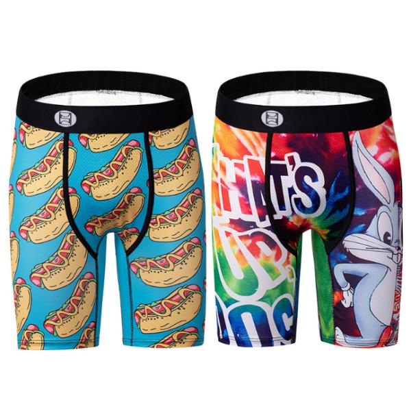 OEM Printing Mens Boxer Shorts Trunks Breathable Polyester Training Boxer Shorts