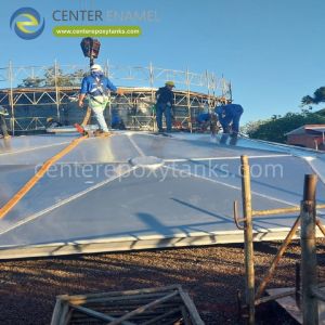 China Aluminum Geodesic Dome Roof for Effluent Holding Tanks: A Durable Cover for Wastewater on sale