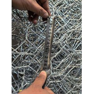 Galvanized Steel Gabion Wire Mesh White / Black