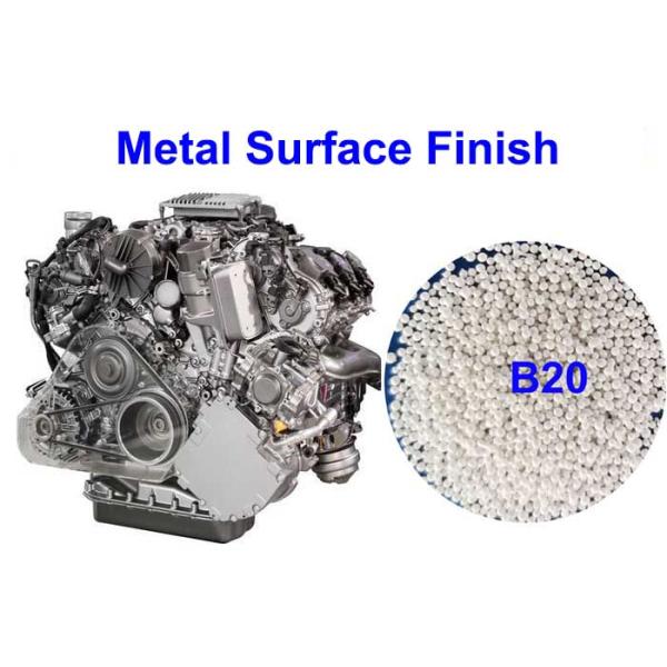 25KG Wet Or Dry Airblast Ceramic Bead Blasting B20 B30 B40 Metal Surface Finish