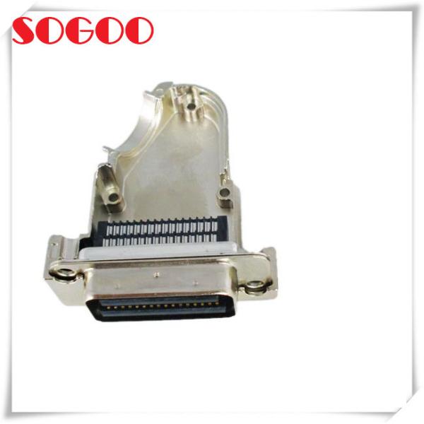 SCSI 64pin Delander connector male female type for telecom cable assemblies