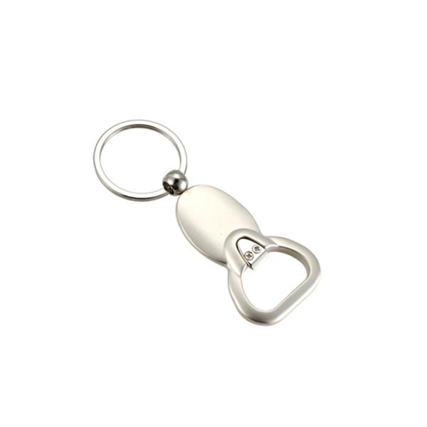 Buy Plated Silver Metal Beer Bottle Opener Keychain at wholesale prices