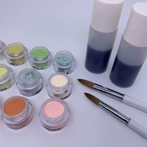 Private Label French Style Super White 2 in 1 Acrylic Dipping Powder Smooth