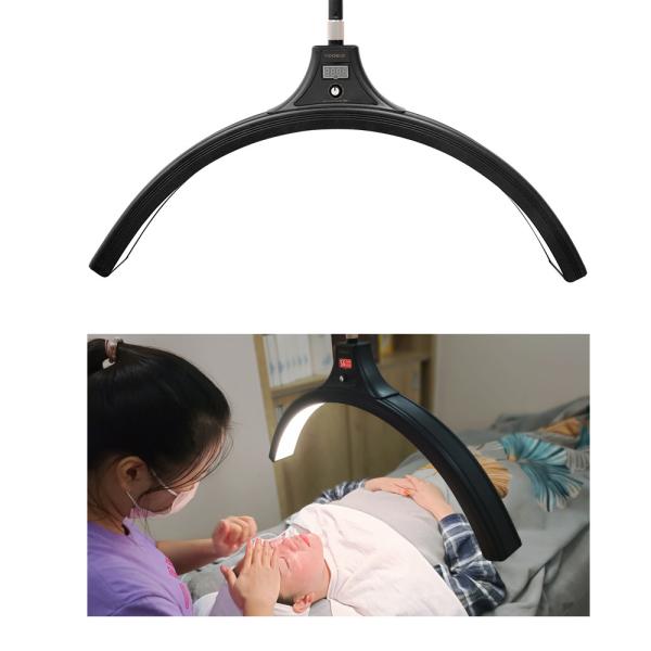 6000 Lumen 60w LED Half Moon Light Adjustable Brightness For Eyelash Extensions