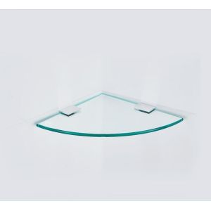 Avialable Tempered Glass Bathroom Shelf with Customized Logo and Silk Screen