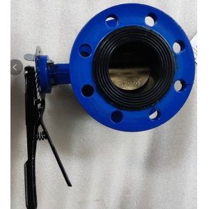 Large Size DN100-DN2600 DI Ductile Iron Double Eccentric Flanged Butterfly Valve
