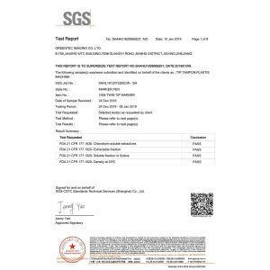 Greentec Imaging Co.,Ltd Certifications