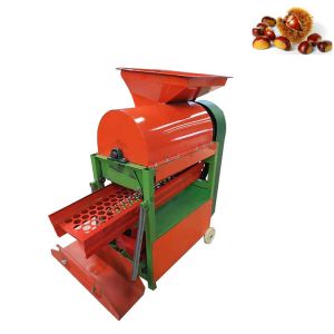 Chestnut Stripping Hazelnut Peeling Machine No Scratches Beautiful Gloss