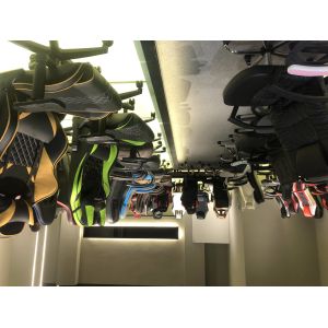 ALINUNU Ergonomic Fabric Computer Gaming Chair with Headrest and Lumbar