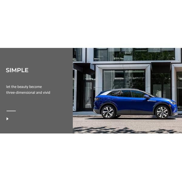 600km Volkswagen Crozz Id 4 Luxury Electric Vehicle Fast 0.5H