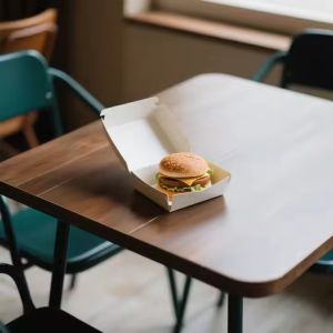 Customized Printing Fast Food Packaging Paper Hamburger Fries Takeaway Boxes