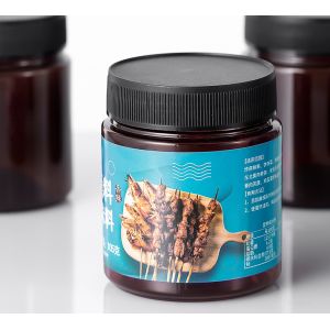 4 Oz Amber PET Plastic Jars BPA Free With Pressure Sensitive Gasket