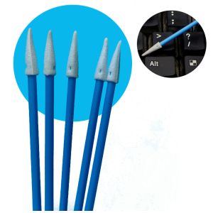 Quality Pointed Foam Swab for Precision Cleaning with PP Handle for sale