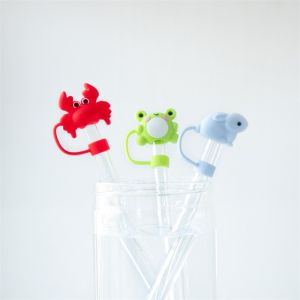 Full Silicone Straw Cover In 3D Design For Stanley Cup Tumblers 6-12mm Straw /