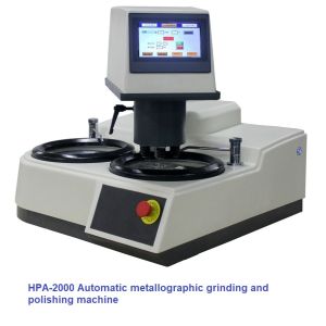 6 Samples Plc Control Metallographic Grinding And Polishing Machine Single Disc