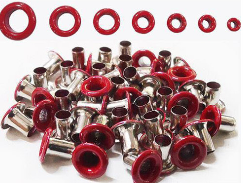 Electroplated IRON Hollow Snap Eyelet Rings Buckle Diameter 4-10mm Suitable For Clothing, Canvas Shoes Bag Accessories