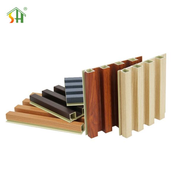 Wpc Fluted Wall Panel Interior Decoration Eco Wood Wpc Wall Panel Cladding Lamin