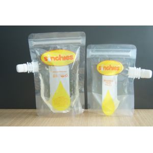 Custom Printing Stand up Packaging Pouch With k and Corner Spout For Liguid