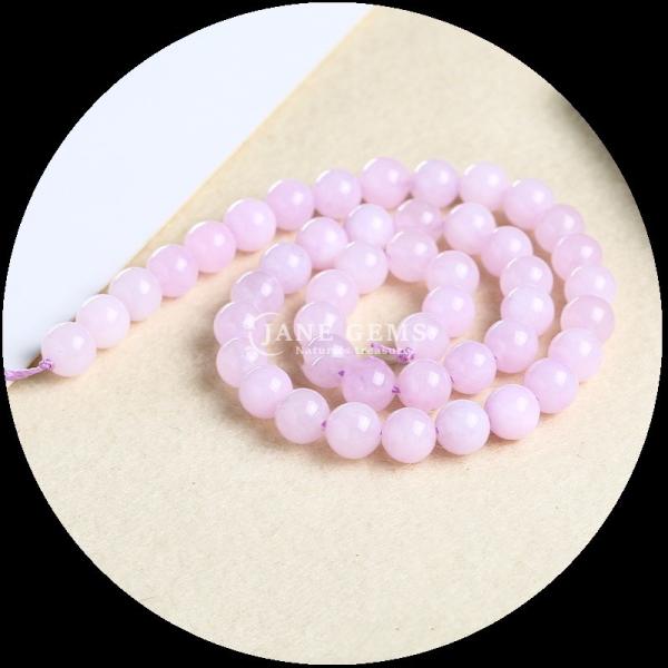 Polished Round Shape Gems Bead in Assorted Colors Various Chalcedony Loose Bead Strands for Jewelry Making Supplies