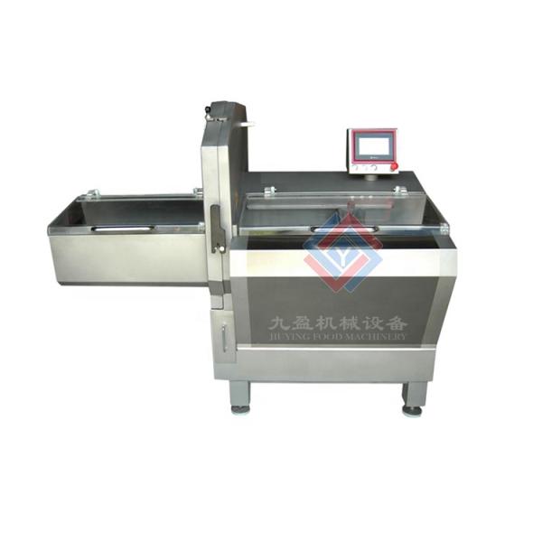 Larger Automatic Frozen Beef Meat Slicer Machine SUS 304 Material Energy Saving