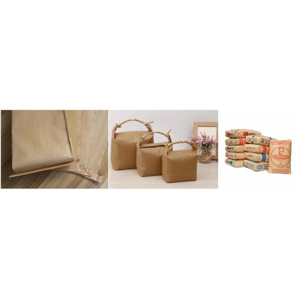 80gsm 90gsm Thickened Kraft Paper High Strength Kraft Bags Paper For Cements